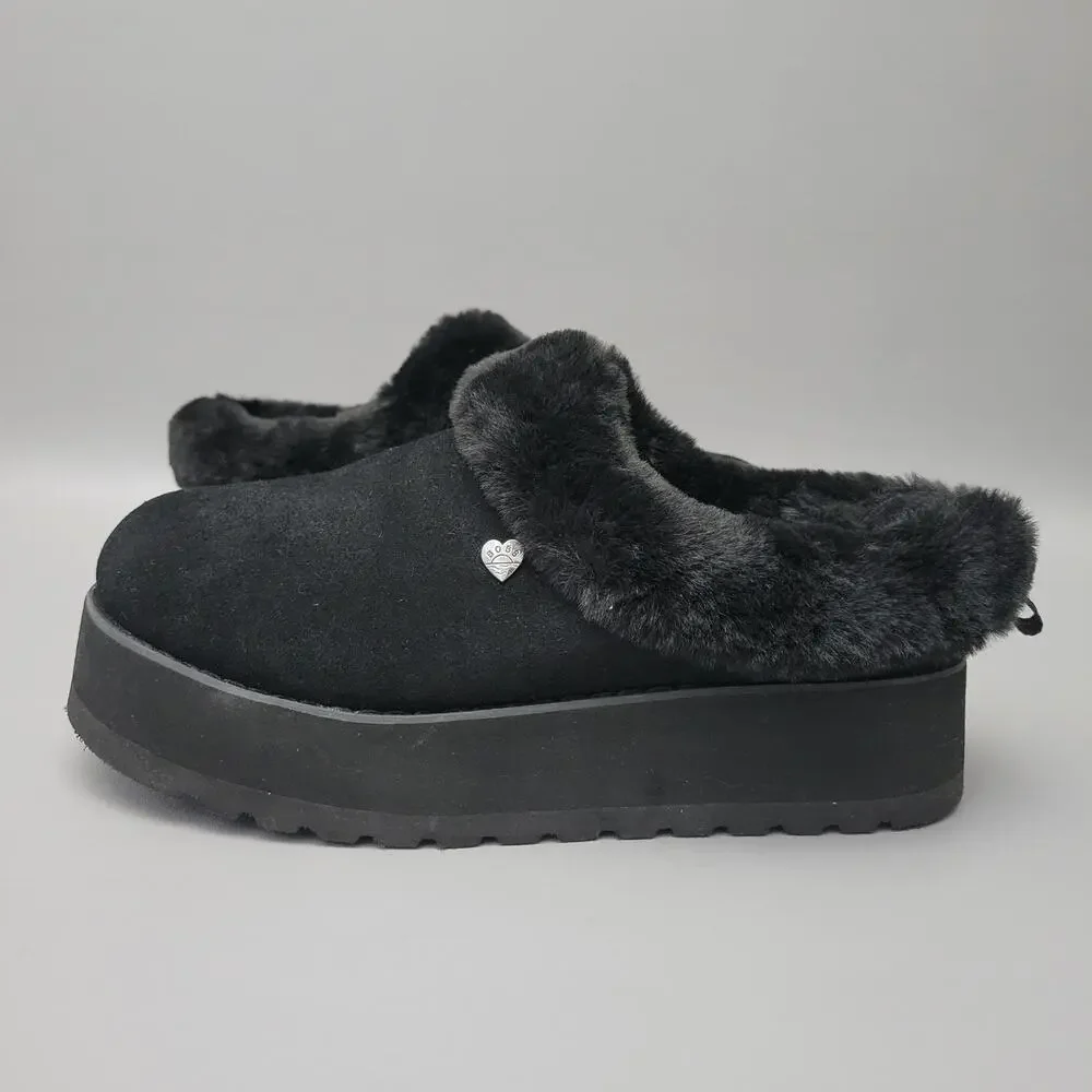 BOBS from SKECHERS Womens Size 7.5 Slippers Keepsakes Lite Cozy Blend memory